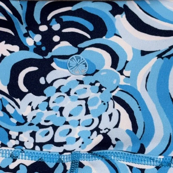 Lilly Pulitzer NEW South Beach High Rise Short Size Small Resort White Mermazing - Picture 8 of 14